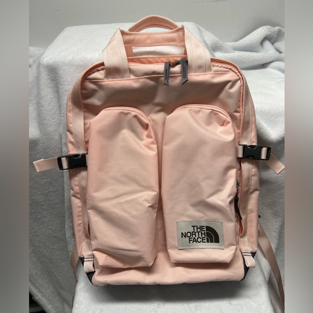The North Face pink mini crevasse backpack